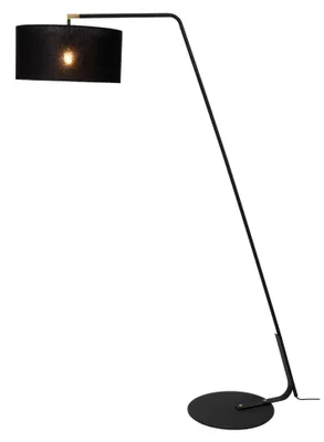 Image de Lucide KELSO – Lampe sur pied – 1xE27 – Noir