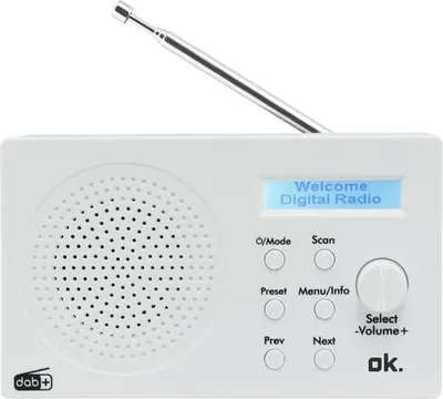 Obrázek produktu pro Rádio OK. ORD 101BT-WT-3 DAB bílá