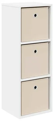 Immagine prodotto di Credenza con cassetti vitaXL, bianca, 30,5 x 27 x 84,5 cm