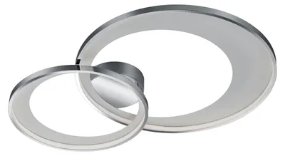 Produktbild von Trio Leuchten LED Deckenleuchte Granada 673890206, Metall Chrom/Weiß, inkl. 36 W