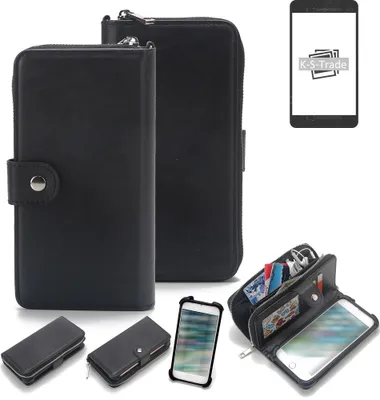 Produktbild von K-S-Trade 2in1 Handyhülle Schutzhülle kompatibel mit Samsung Galaxy S22+  & Portemonnee Cover Handy Hülle Case Etui Geldbörse Wallet Bookstyle