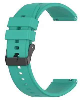 Produktbild von By Qubix Silikon-Schnallenarmband - Türkis - passend für Samsung Galaxy Watch 5 (Pro) - 40 mm / 44 mm / 45 mm