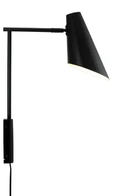 Produktbild von Wandleuchten Wandlampe LED Wandbeleuchtung Leselampe Deko Nachttischlampe Wohnzimmer Metall Schlafzimmer Cale schwarz