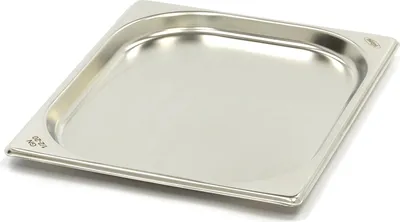 Image de Maxima - Récipient Gastro Gastronorm - 1/2 GN - 2 cm de profondeur - Acier inoxydable