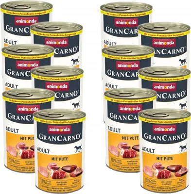 Produktbild von ANIMONDA GranCarno Adult Turkey - nassfutter für Hunde - 400g