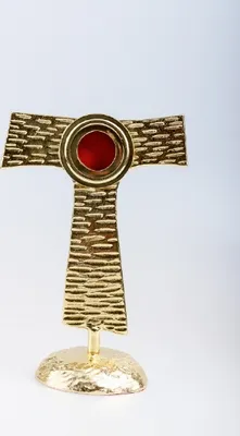 Produktbild von Reliquiar vergoldet (Höhe 22 cm)