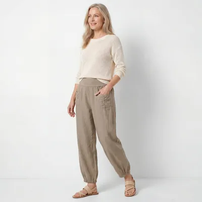 Produktbild von Leinenhose OriginalYou luftige Sommerhose Gummizug 38 - 54 für Damen Schlupfhose
