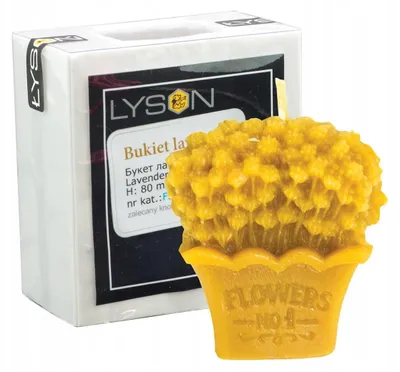 Produktbild von Łysoń Silikonform Lavendelstrauß Gießform für Kerzen