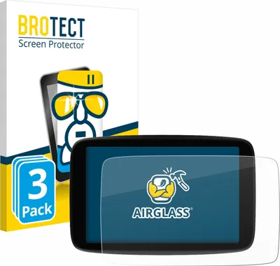 Produktbild von 3x BROTECT Schutzglas für TomTom GO Expert Plus 7" Schutzfolie Panzer Folie Glas Display Schutz klar