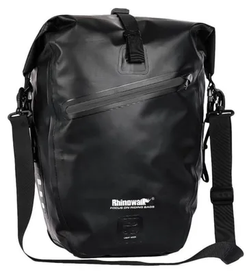 Immagine prodotto di Borsa impermeabile per portapacchi della bicicletta, capacità 27 litri, colore nero