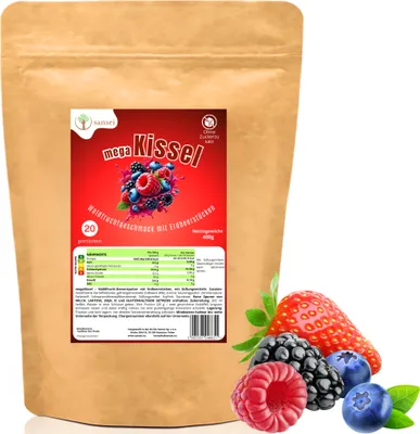 Produktbild von Zuckerfreier Sansei Fruchtpudding 400g – Gesund & Lecker