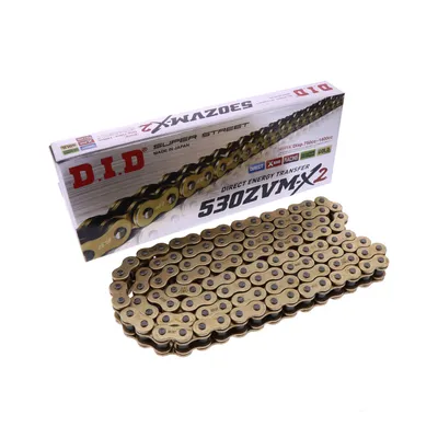 Immagine prodotto di Catena trasmissione DID X-Ring 530ZVMX2/114 oro giunto a rivetto
