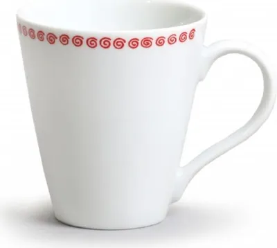 Produktbild von Thun 1794 Becher, Odense, rot, 260 ml, Karlsbader Porzellan, Thun