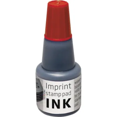 Produktbild von trodat Stempelfarbe Imprint Wasserbasierend rot 24ML 7711