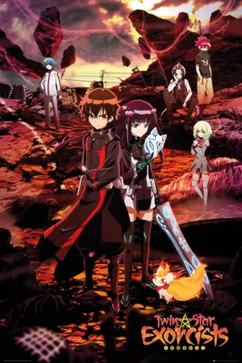 Obrázek produktu pro Empireposter 765055, 1 kusů, Filmy a televize, Twin Star Exorcists, Obdélník, Chlapec/děvče, Vícebarevný