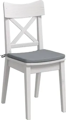 Immagine prodotto di vidaXL Cuscino per seduta 4 pezzi Grigio chiaro 40 x 40 x 3 cm Tessuto