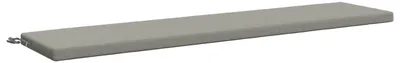 Image de Coussin de banc SOEST 100 % polyester Gris 170 x 40 x 5 cm