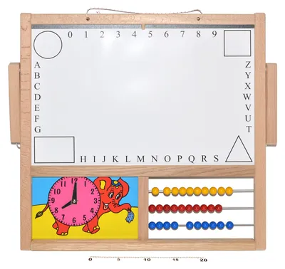 Produktbild von Hängende Tischtafel aus Holz, abwischbar, für Lernen, Schreiben und Malen