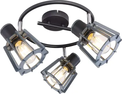 Produktbild von GLOBO Deckenleuchte Wohnzimmer Deckenlampe Schlafzimmer Deckenstrahler 54024-3
