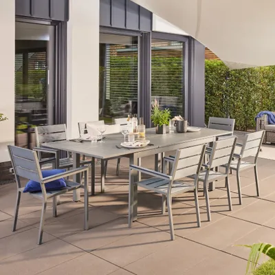 Produktbild von HOME DELUXE - Gartentisch CASA - schnell ausziehbar 160 - 240 cm, aus robustem Aluminium