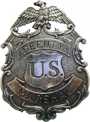 Produktbild von Sheriffstern US-Deputy Marshal Adler nickelfarbend