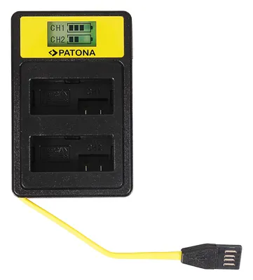 Obrázok produktu pre Duálna nabíjačka Canon LP-E8 s LCD displejom, USB