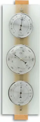 Produktbild von TFA - Analoge Wetterstation aus Glas 20.1067 - natur grau