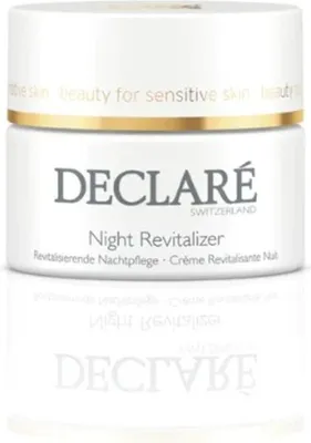 Produktbild von Declare Cosmetics Night Revitalizer, Nachtcreme, Frauen, trockene Haut, Empflindliche Haut, Gesicht, Hals/Nacken, Anti-Falten, Verjüngend, Revitalisierend, 50 ml