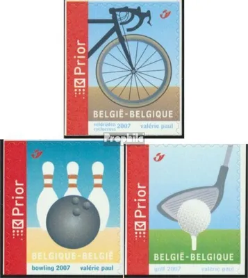 Produktbild von Briefmarken Belgien 2007 Mi 3653I D-3655I D (kompl.Ausg.) postfrisch WM Querfeldeinradfahren