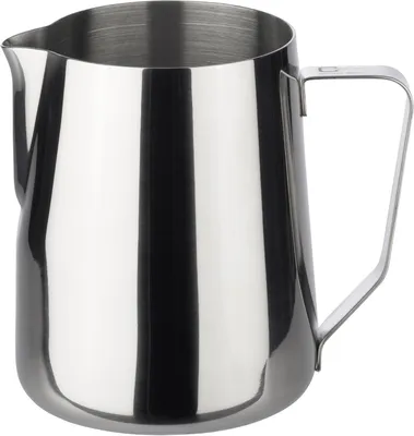 Zdjęcie produktu dla Dzbanek do spieniania mleka ze stali nierdzewnej, bardzo wytrzymały, pojemność 950 ml
