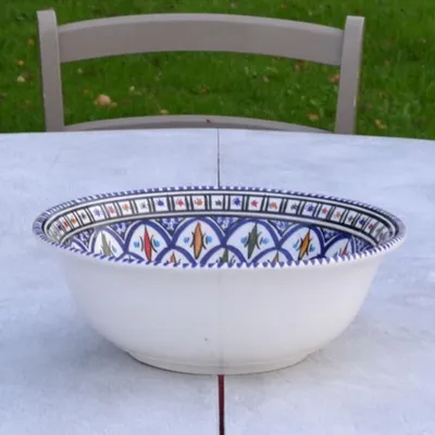 Image de Saladier Bakir bleu - D 30 cm