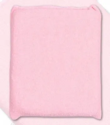 Imagen del producto de Esponja para lavar con funda de felpa, color rosa