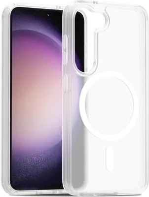 Produktbild von Magnetisch Hülle für Samsung Galaxy S23, Kompatibel mit MagSafe, Transluzente Matt Rückseite Stoßfeste Handyhülle Transparent