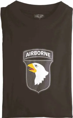 Produktbild von MIL-TEC  T-Shirt  AIRBORNE  schwarz  Army Shirt  bedruckt  T-Shirt shortsleeve S