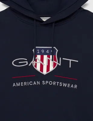 Zdjęcie produktu dla Gant Archive Shield Regular Fit Bluza z kapturem Blue L Man Blue L