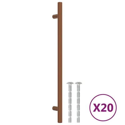 Obrázek produktu pro vidaXL Nábytkové úchytky 20 ks. Bronz 224 mm nerezová ocel