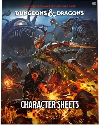 Produktbild von Dungeons & Dragons Rollenspiel – Charakterbögen 2024