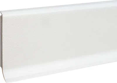 Produktbild von Sockelleiste Kunststoff 12.8 x 60 x 2500 mm Grau PVC Hartschaum Durchgefärbte Weichlippe by PROVISTON 62.5 Meter | 25 Stück