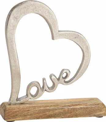 Produktbild von Aufsteller Herz mit LOVE Schriftzug
