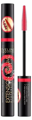 Immagine prodotto di Eveline Cosmetics Extension Volume – mascara, a lunga tenuta, preciso – Pack da 3