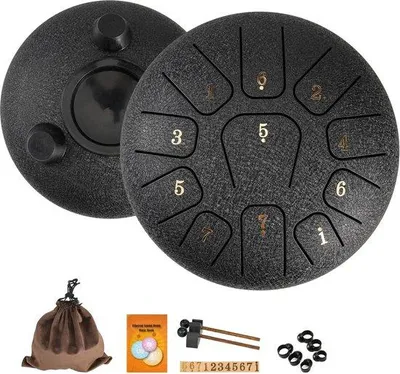 Produktbild von Famanu Handpan 6 Zoll - Metall - Tongdrum - 11 Töne