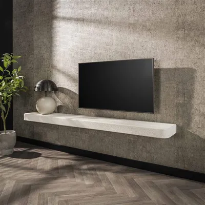 Produktbild von Hoyz-Kollektion – Wandregal Stone 200 cm – Marmor-Verbundwerkstoff