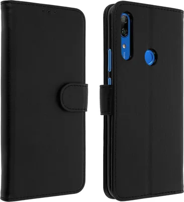 Image de Avizar, étui rabattable en simili cuir pour Huawei P Smart Z / Y9 Prime 2019 / Honor 9X, couleur noire