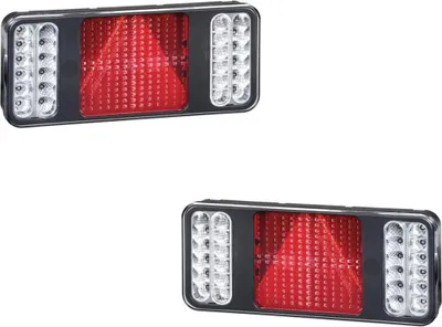 Image de Jeu de feux arrière gauche et droit 24 V LED HELLA pour SCHMITZ CARGOBULL