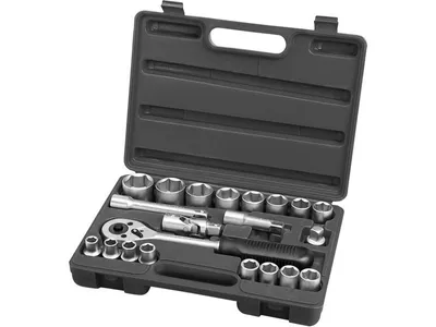Image de hlavice nástrčné, sada 21ks, 1/2", CrV
