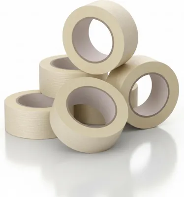 Produktbild von 6 Rollen Klebeband Kreppklebeband Maler+ Feinkreppband 50mm x 50m