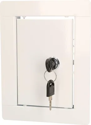 Immagine prodotto di KOTARBAU® Sportello Ispezione Acciaio Zincato 15x10cm Porta D'Ispezione per Cartongesso Sportello Contatore con 2 Chiavi Verniciato a Polvere