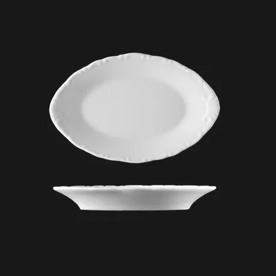 Produktbild von Aufsatzschale 15 cm, weißes Porzellan, Verona, G. Benedikt