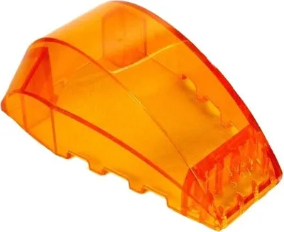 Produktbild von 1x Lego Cockpit transparent orange 6x4x2 Fenster Kanzel Kuppel 4505858 41883