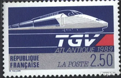 Produktbild von Briefmarken Frankreich 1989 Mi 2743 (kompl.Ausg.) postfrisch Eisenbahn